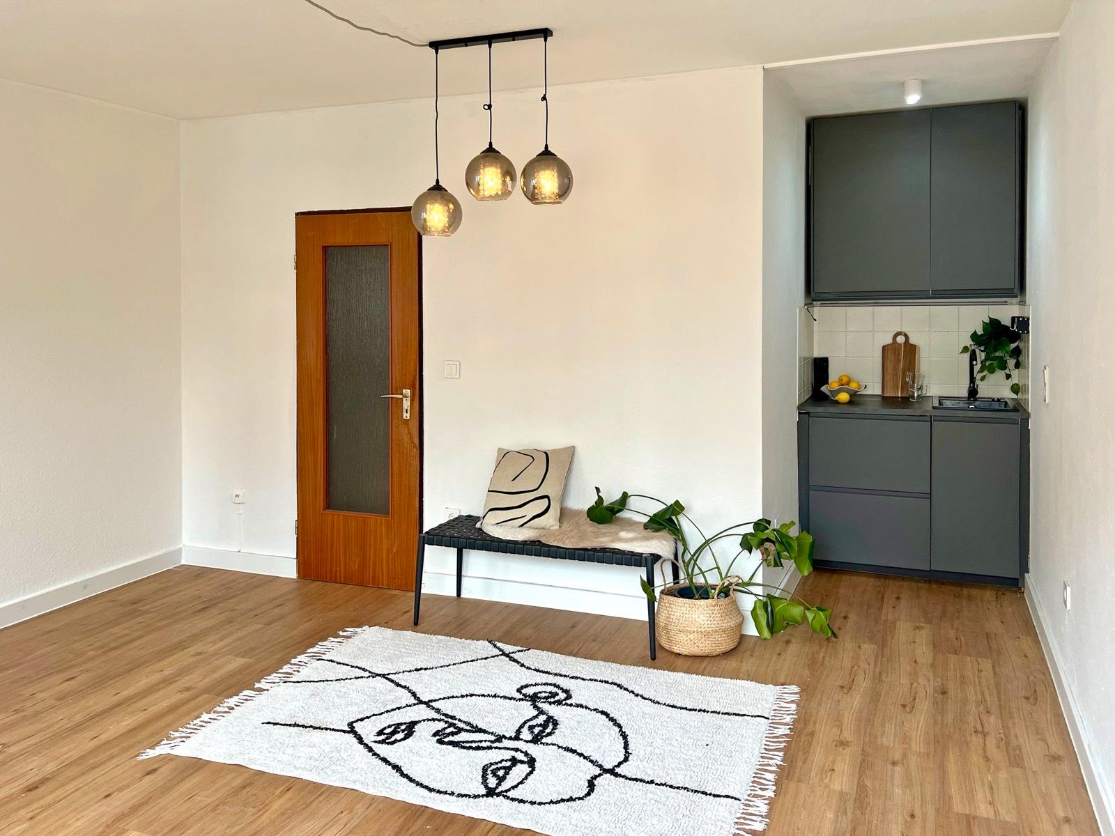 Modernisierte 1-Raumwohnung in zentraler Lage  mit  Stellplatz