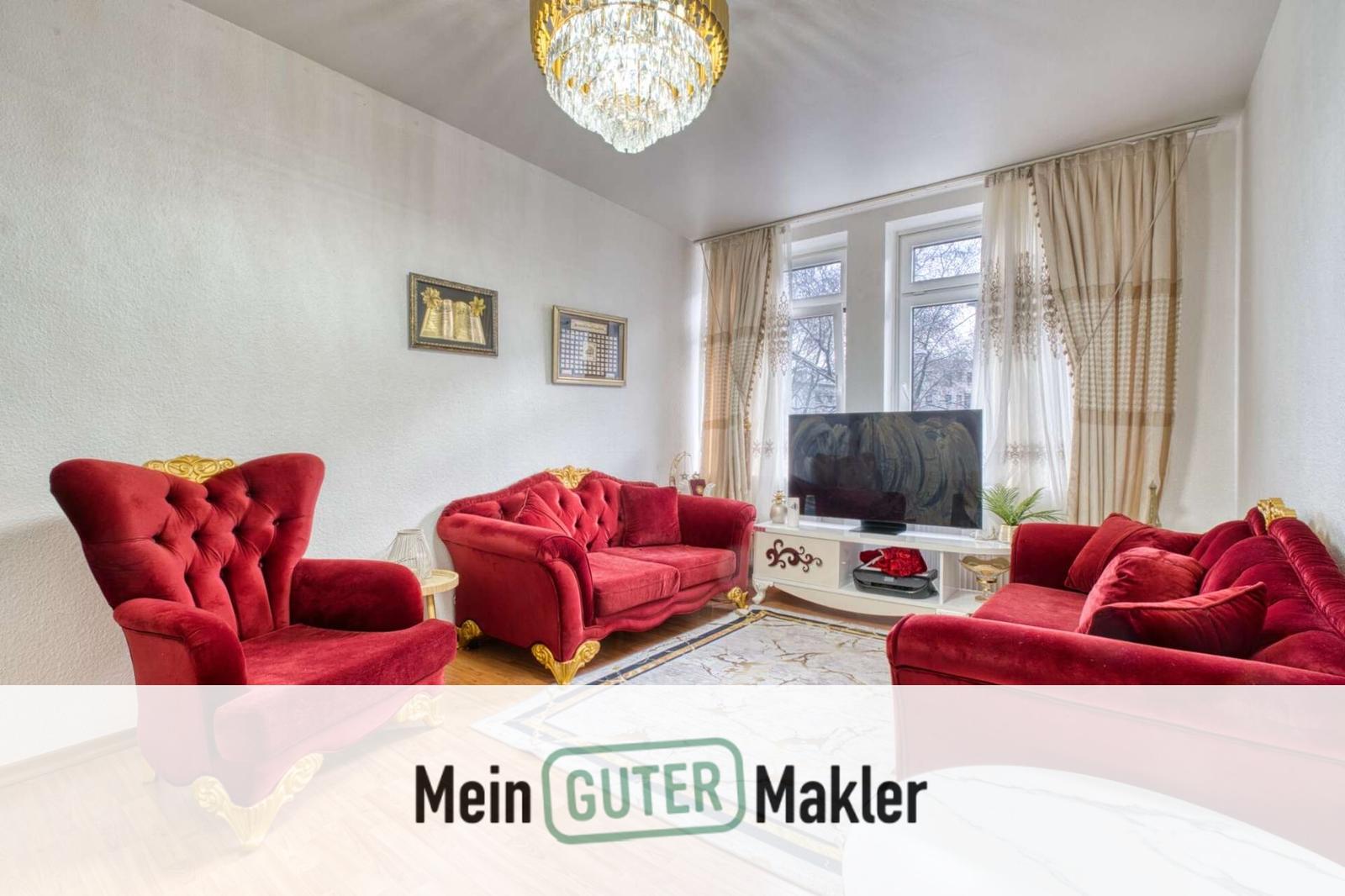 Gut geschnittene 3,5-Zimmer-Wohnung in zentraler Lage mit großem Potenzial!